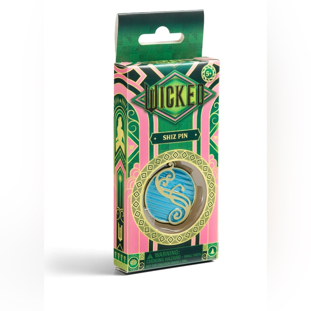 Wicked Movie Elphaba  Shiz University Pin Set (NEW blue)